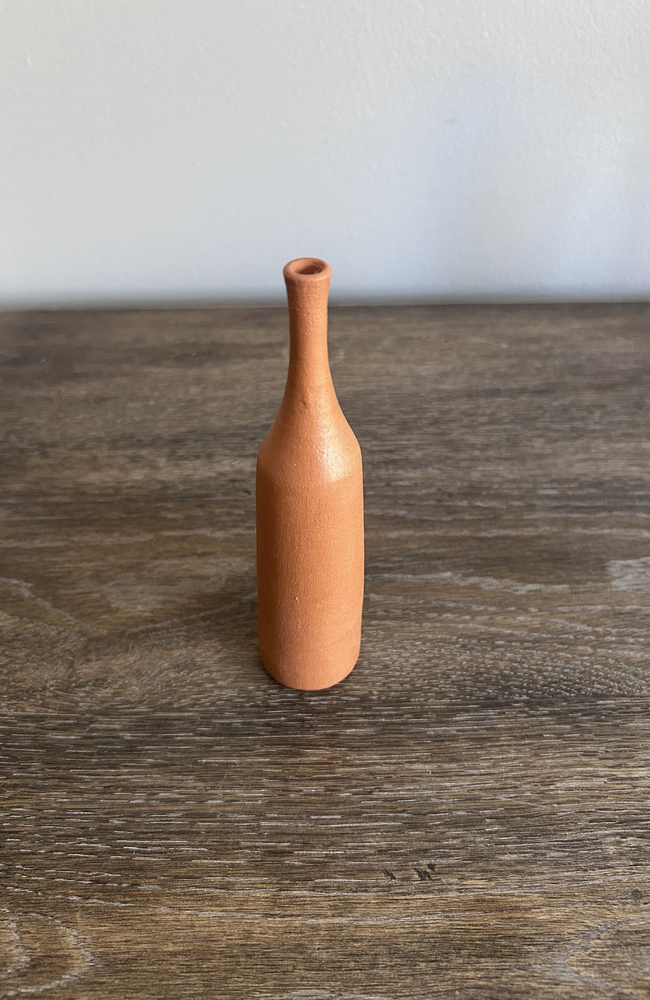 Handmade Red Clay Vase 2 - Decorative Home Accent
