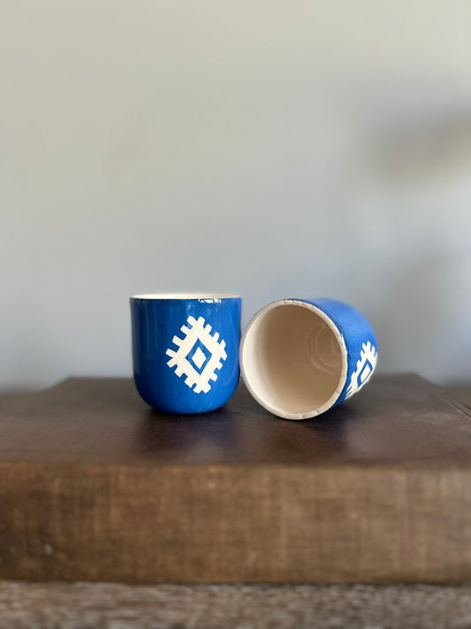 Artisan Ceramic Espresso Cup – BLUE BURDOCK