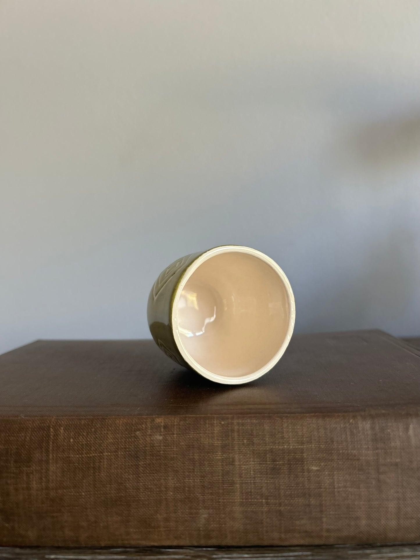 Artisan Ceramic Espresso Cup – OLIVE
