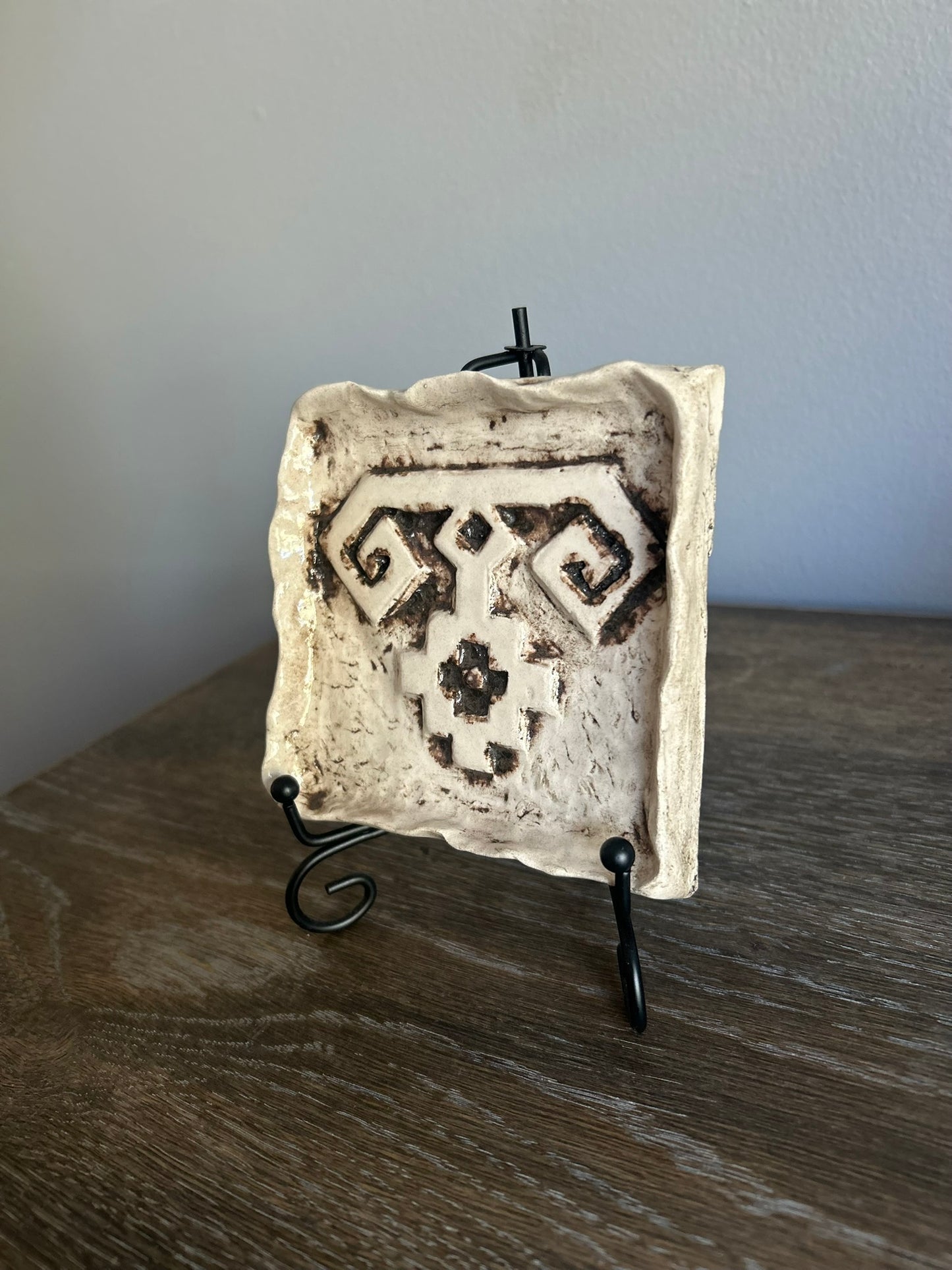 Hand Crafted Ceramic Art Piece - RAM'S HORN