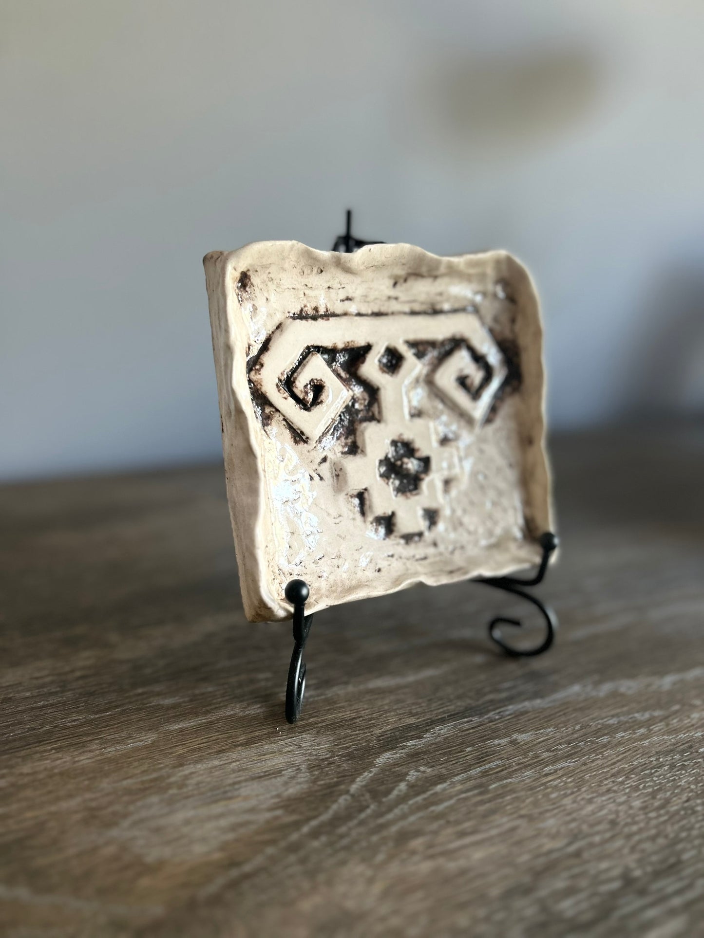 Hand Crafted Ceramic Art Piece - RAM'S HORN