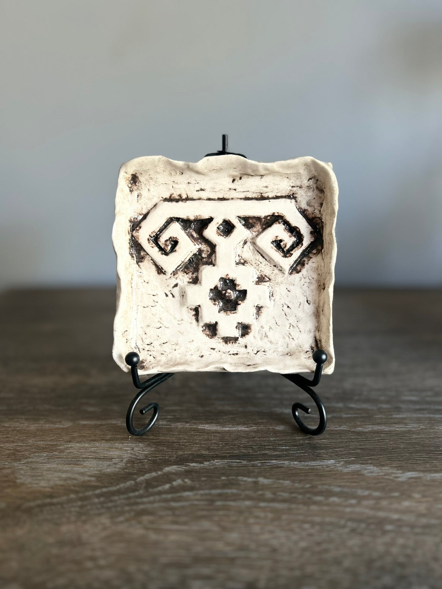 Hand Crafted Ceramic Art Piece - RAM'S HORN