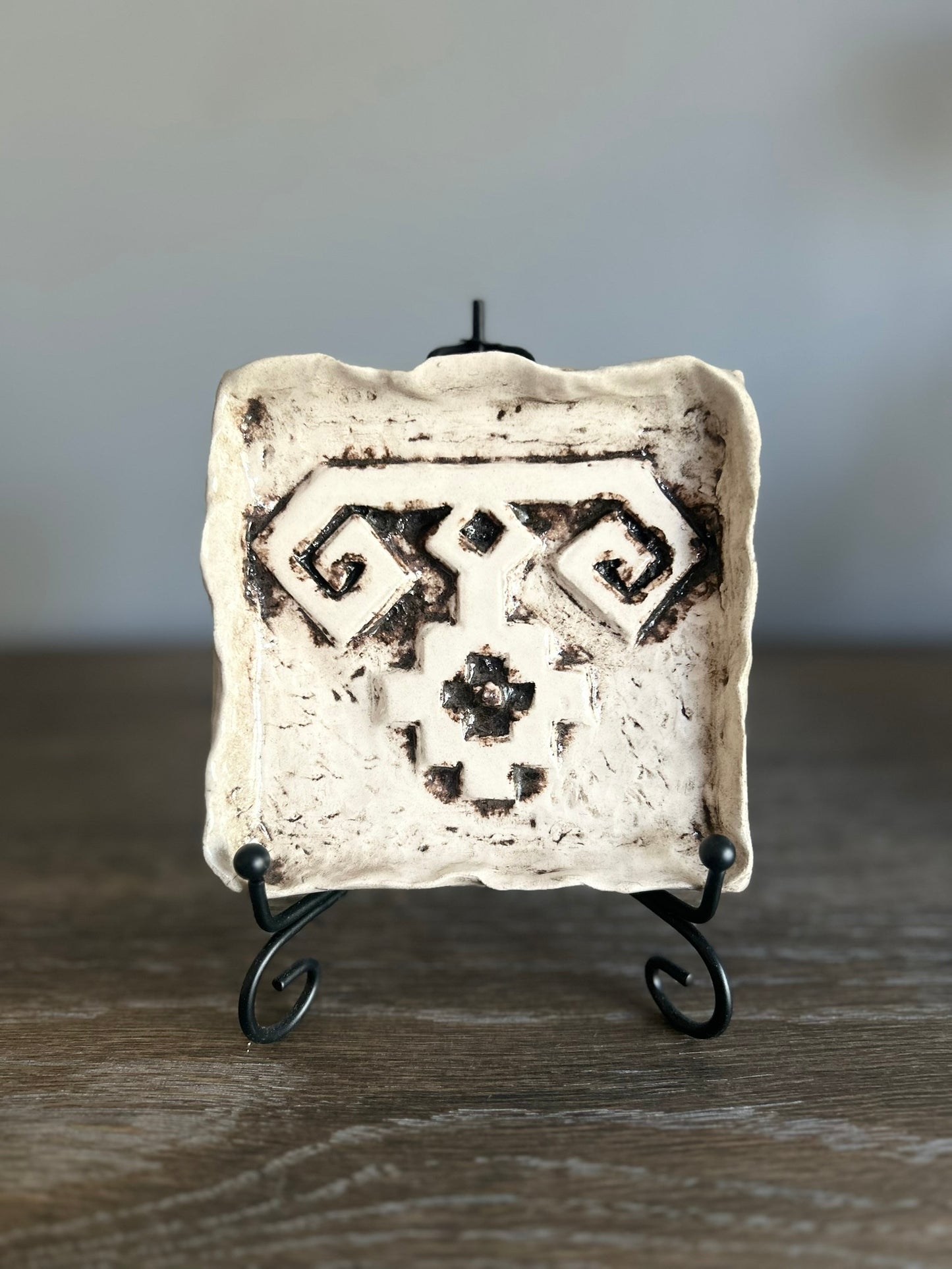 Hand Crafted Ceramic Art Piece - RAM'S HORN