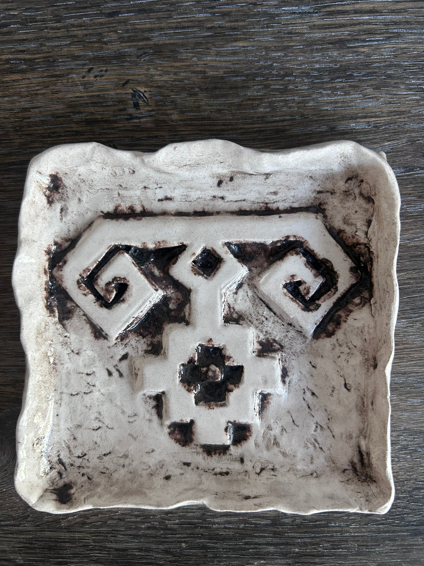 Hand Crafted Ceramic Art Piece - RAM'S HORN