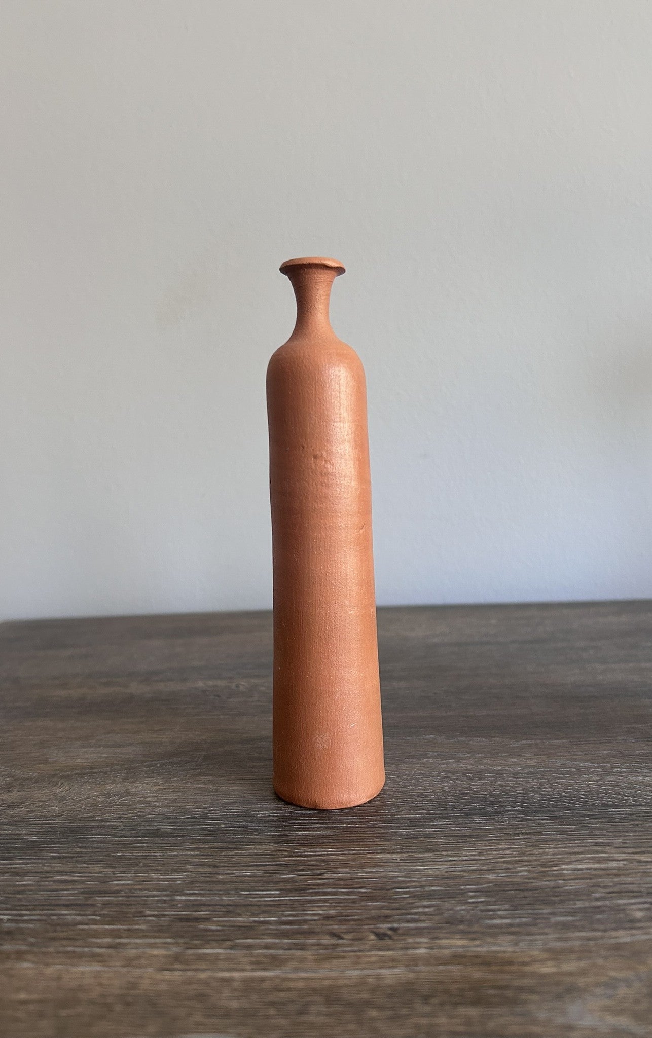 Handmade Red Clay Vase 1 - Decorative Home Accent