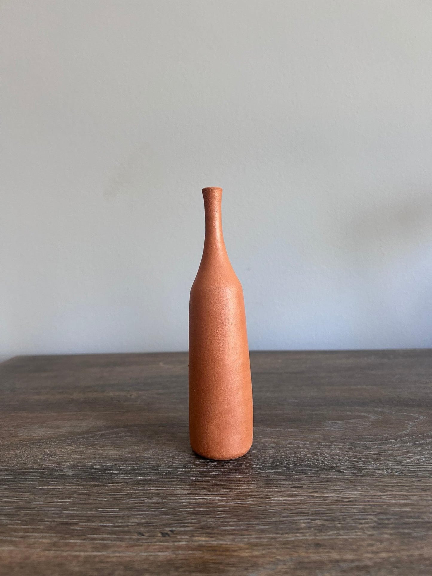 Handmade Red Clay Vase 2 - Decorative Home Accent