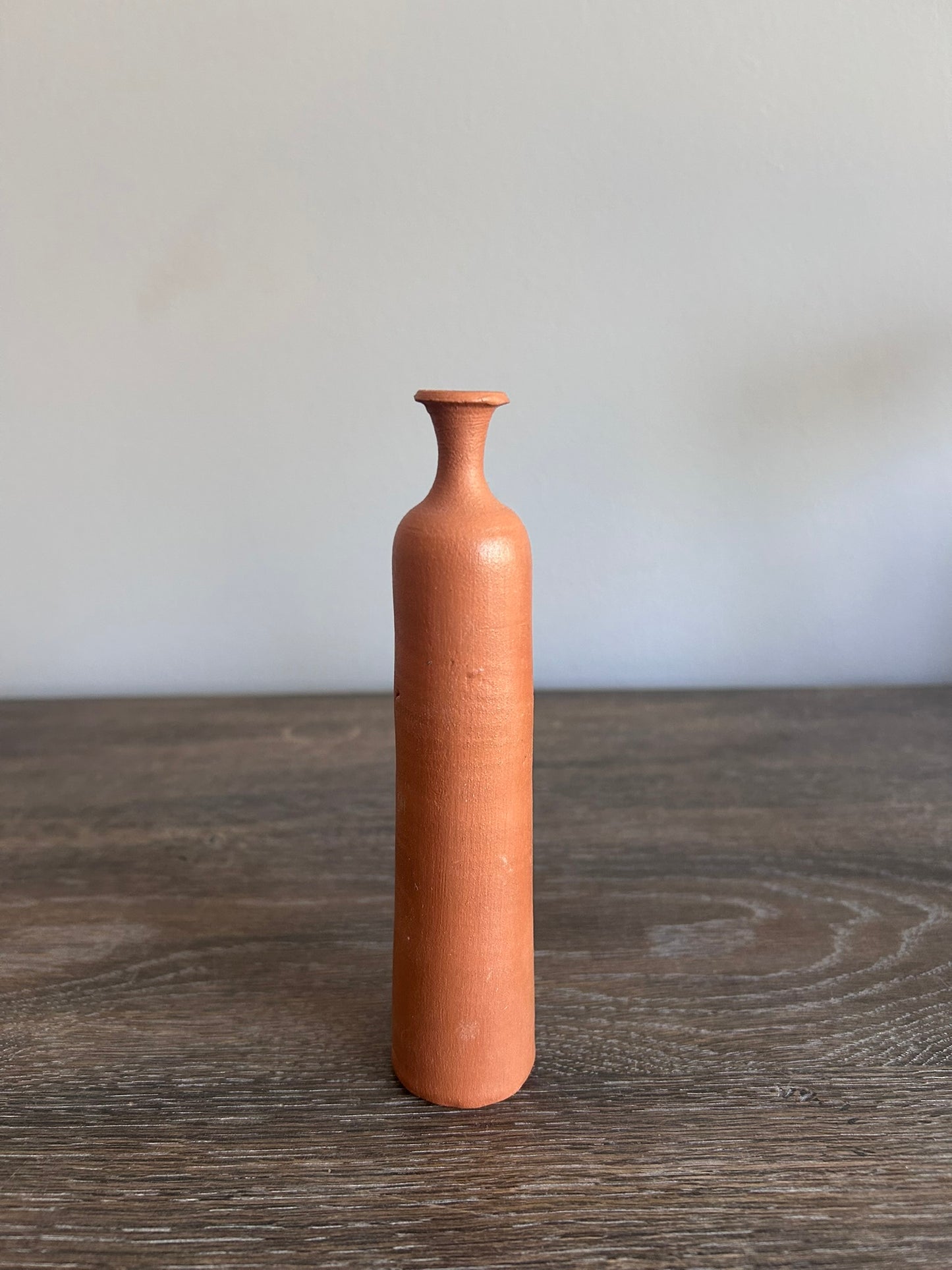 Handmade Red Clay Vase 1 - Decorative Home Accent