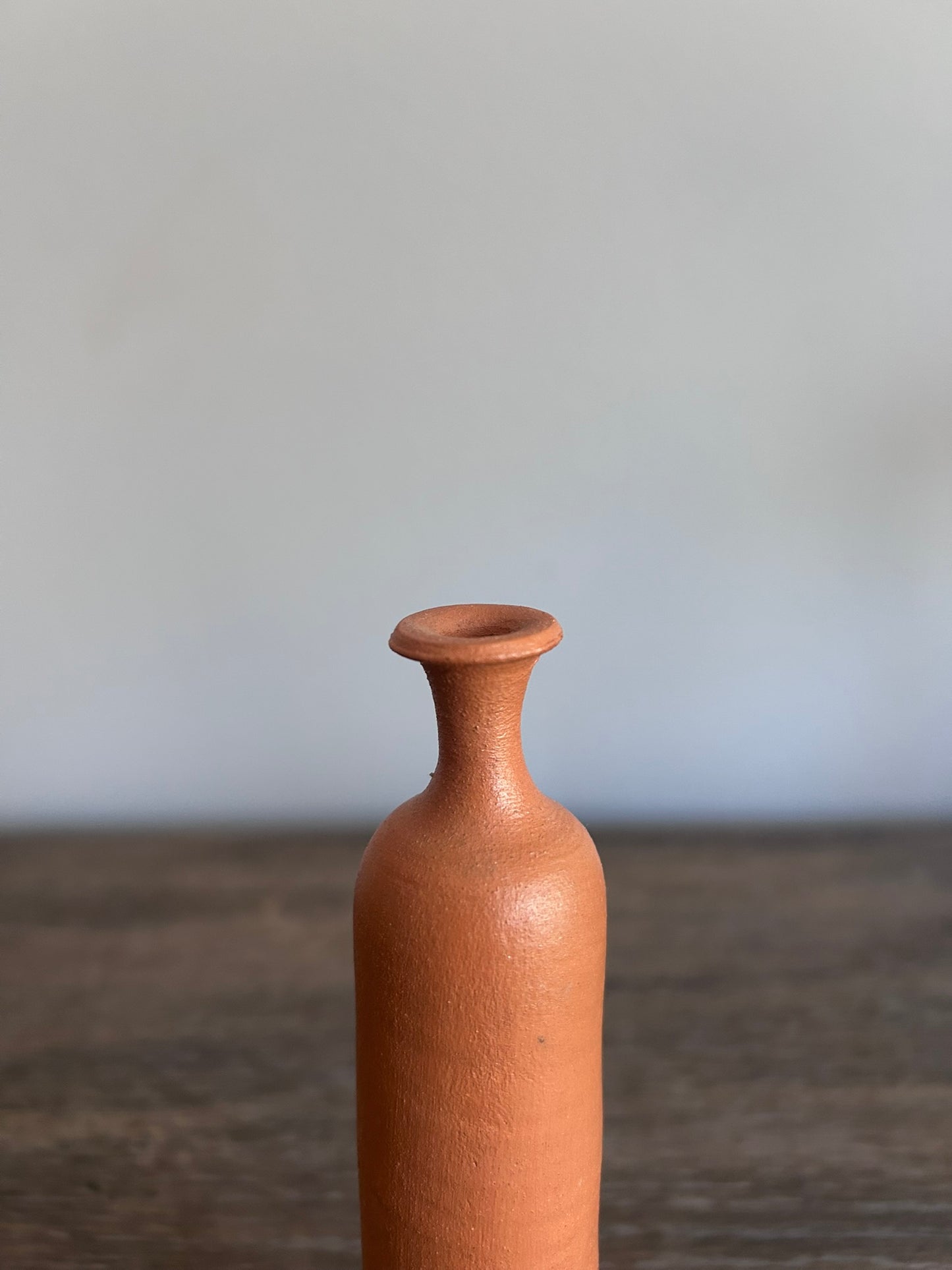 Handmade Red Clay Vase 1 - Decorative Home Accent