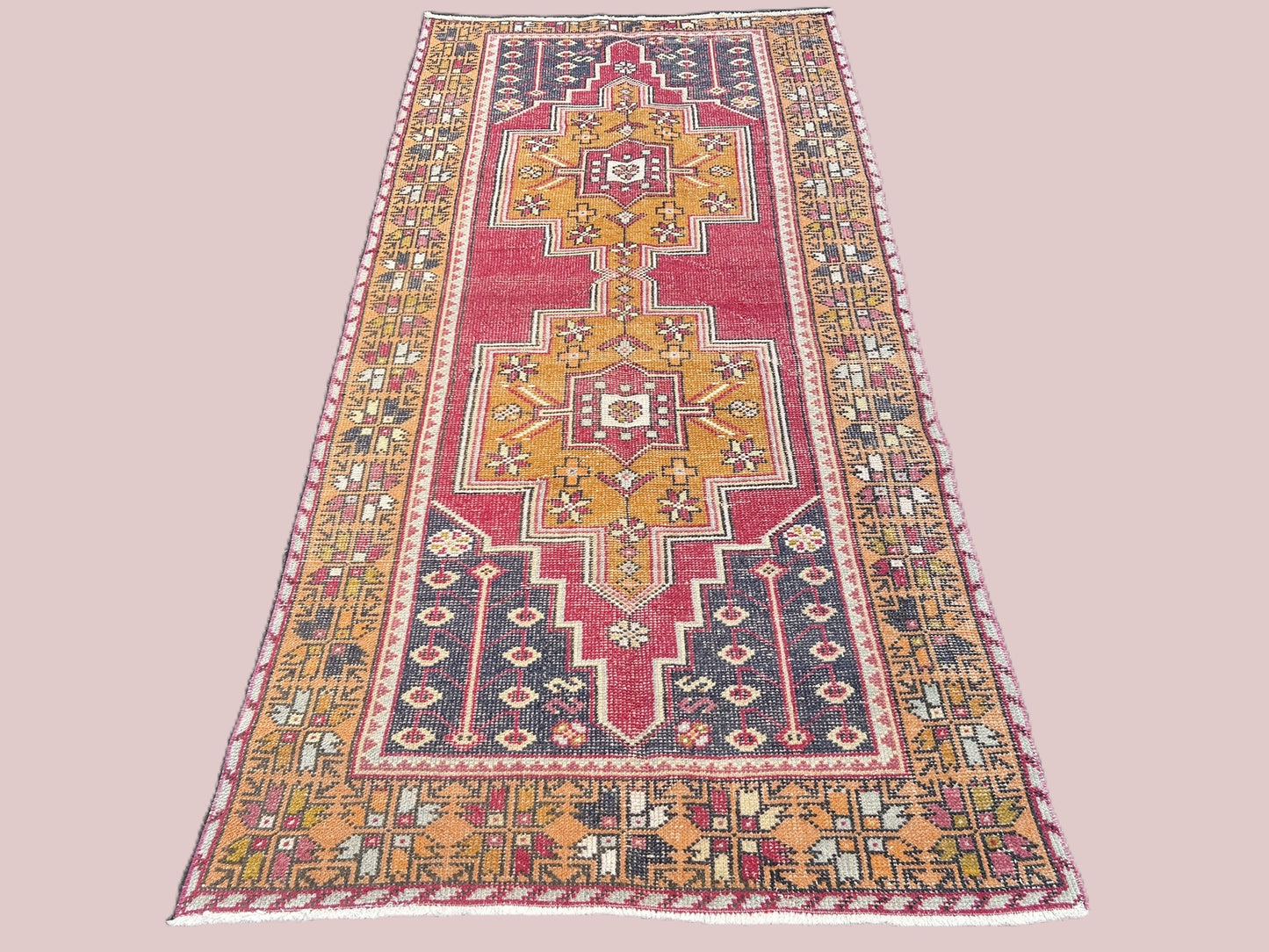 Vintage Anatolian Wool Rug - SIENNA