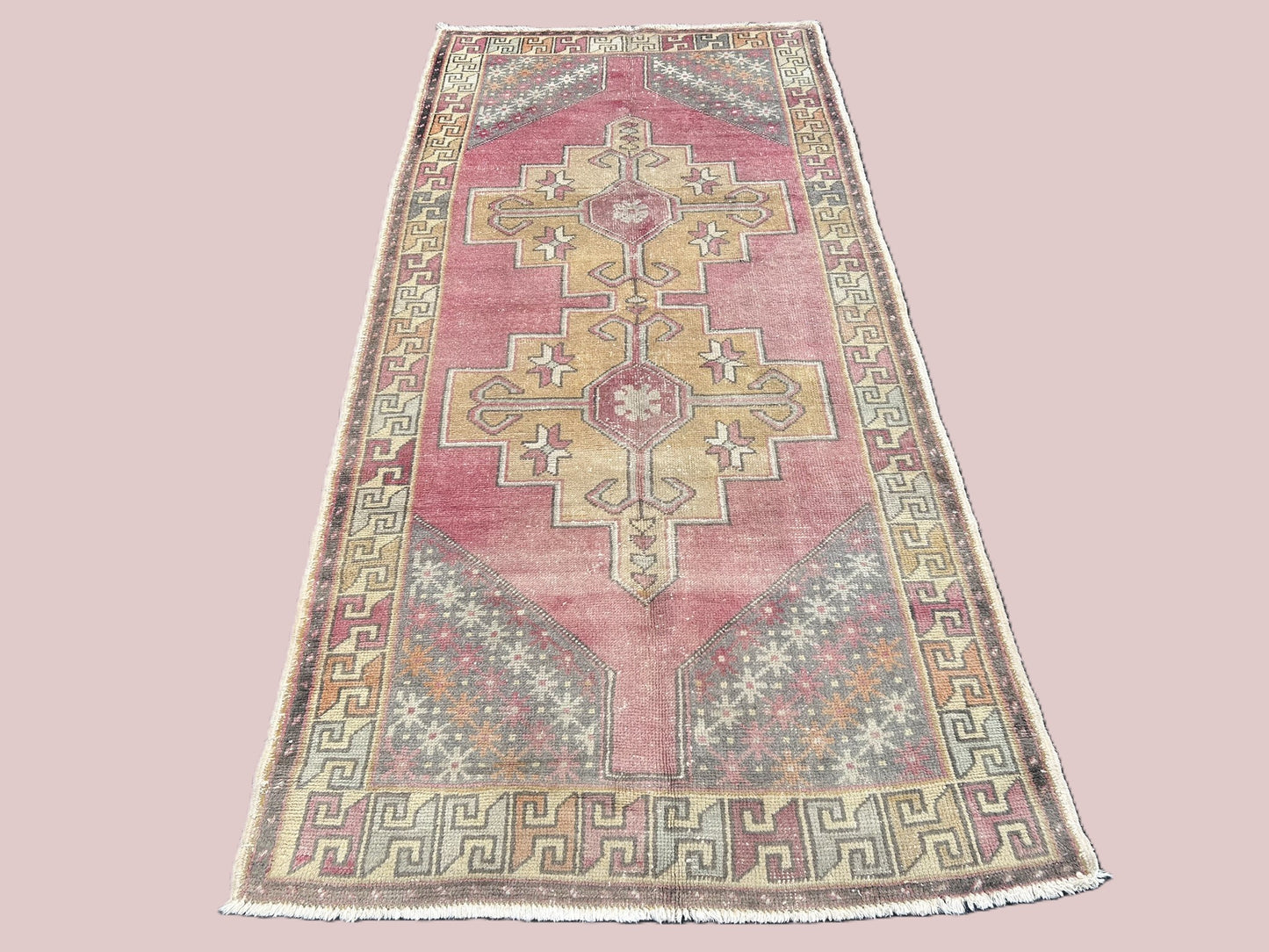 Vintage Anatolian Wool Rug - SAGE