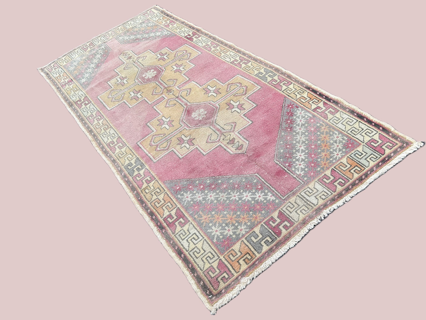 Vintage Anatolian Wool Rug - SAGE