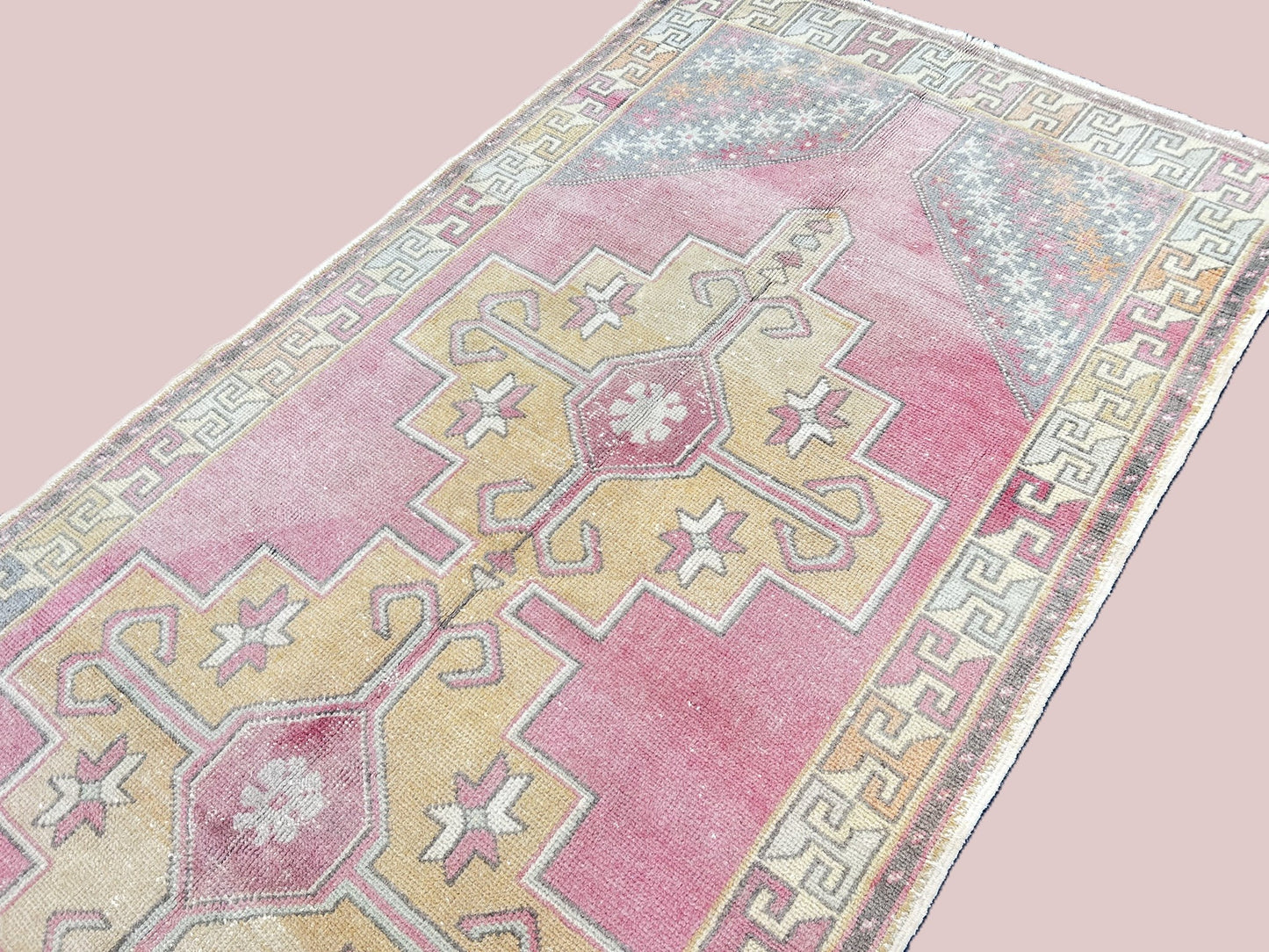 Vintage Anatolian Wool Rug - SAGE