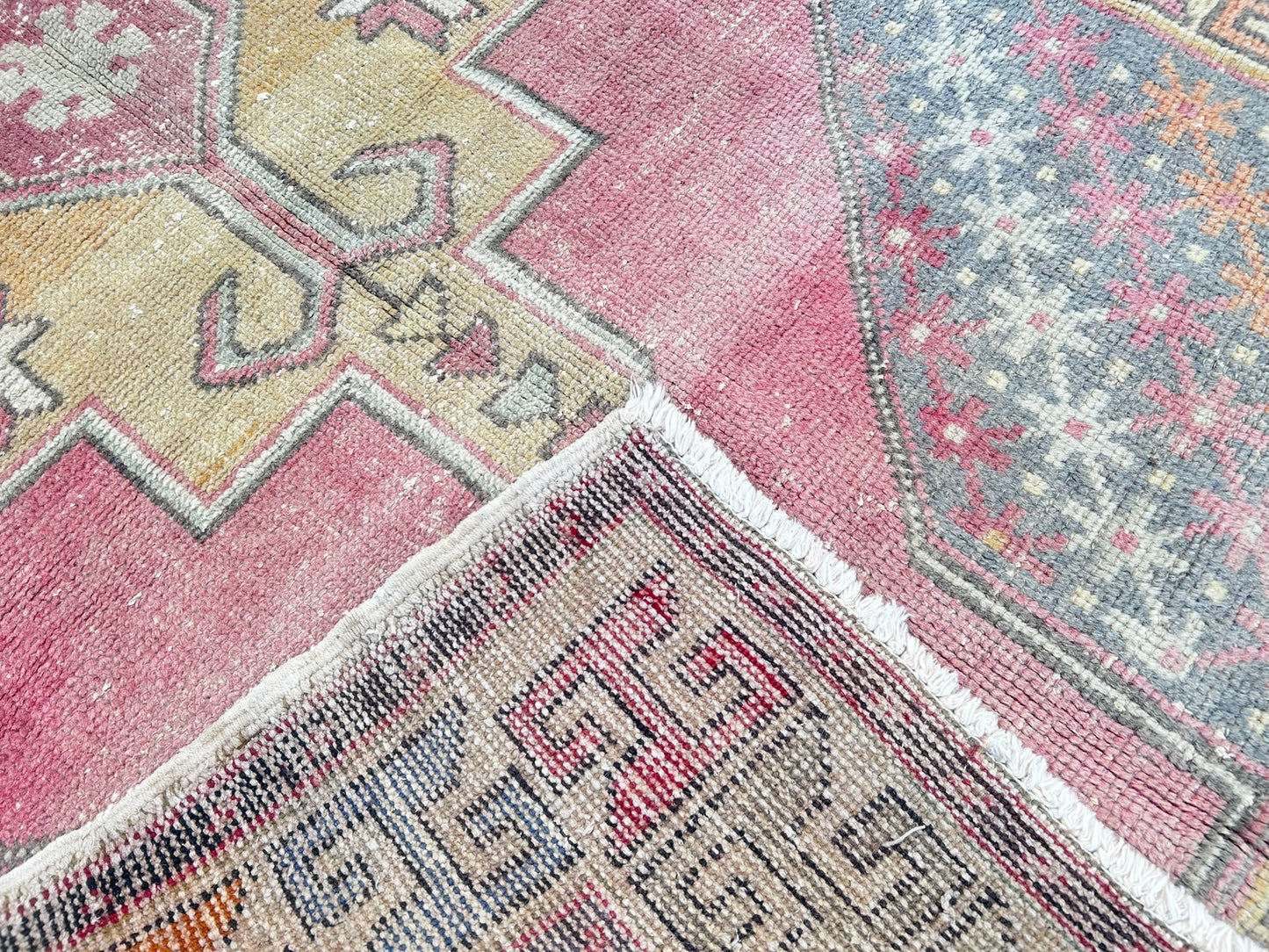 Vintage Anatolian Wool Rug - SAGE